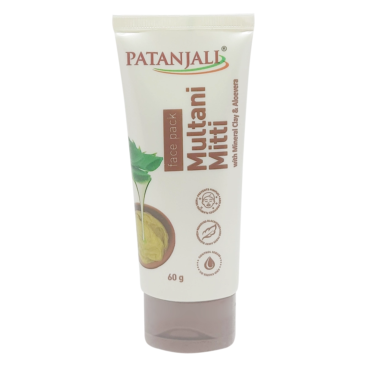 Patanjali Multani Mitti Face Pack | Herbal Clay Mask | Deep Cleansing & Skin Soothing-1