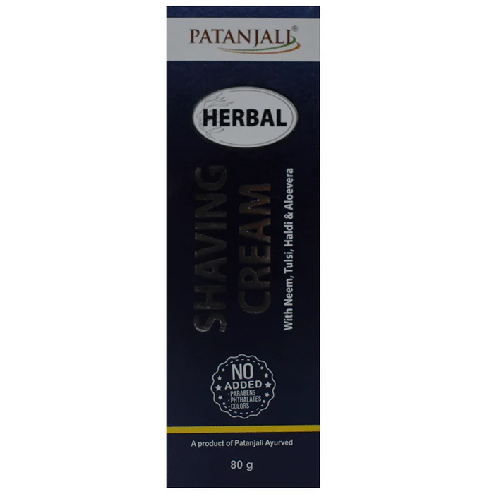 Patanjali Herbal Shaving Cream | Ayurvedic Shaving Formula | Soothing Aloe Vera & Neem-4