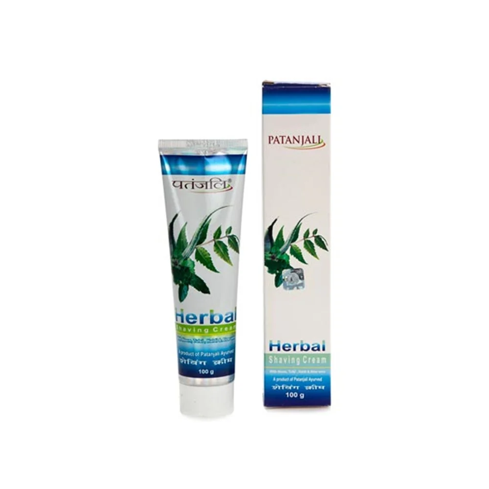 Patanjali Herbal Shaving Cream | Ayurvedic Shaving Formula | Soothing Aloe Vera & Neem-5