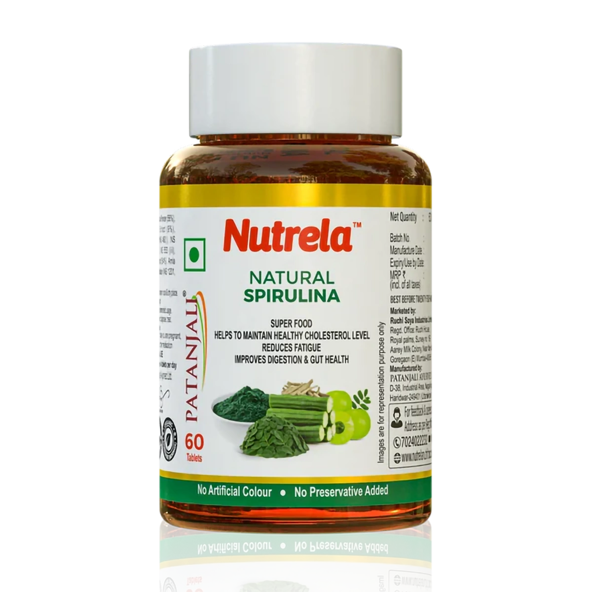 Patanjali Nutrela Natural Spirulina | Superfood Supplement | Immunity & Energy Boost