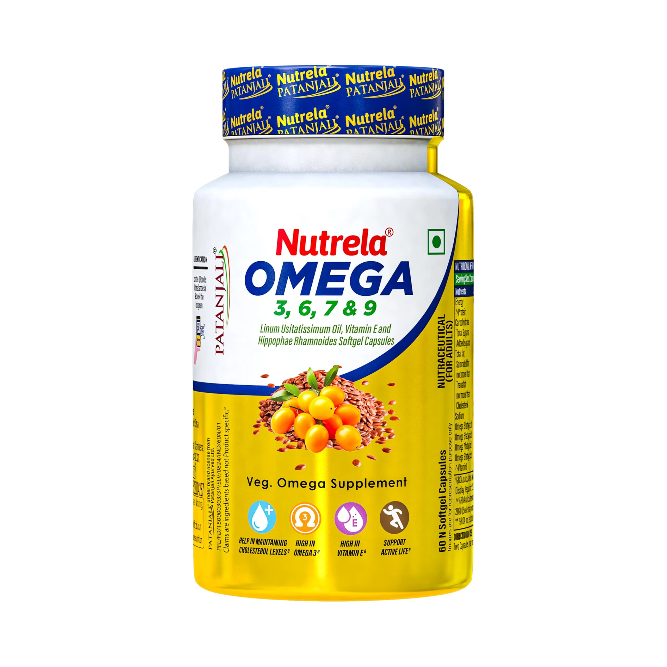 Patanjali Nutrela Organic Omega