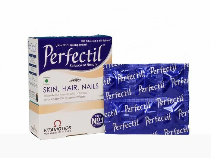 Perfectil Skin Hair Nail Supplement Tablets | Triple Active Nutrients | Daily Beauty Support-1