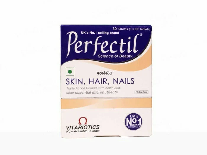 Perfectil Skin Hair Nail Supplement Tablets | Triple Active Nutrients | Daily Beauty Support-2