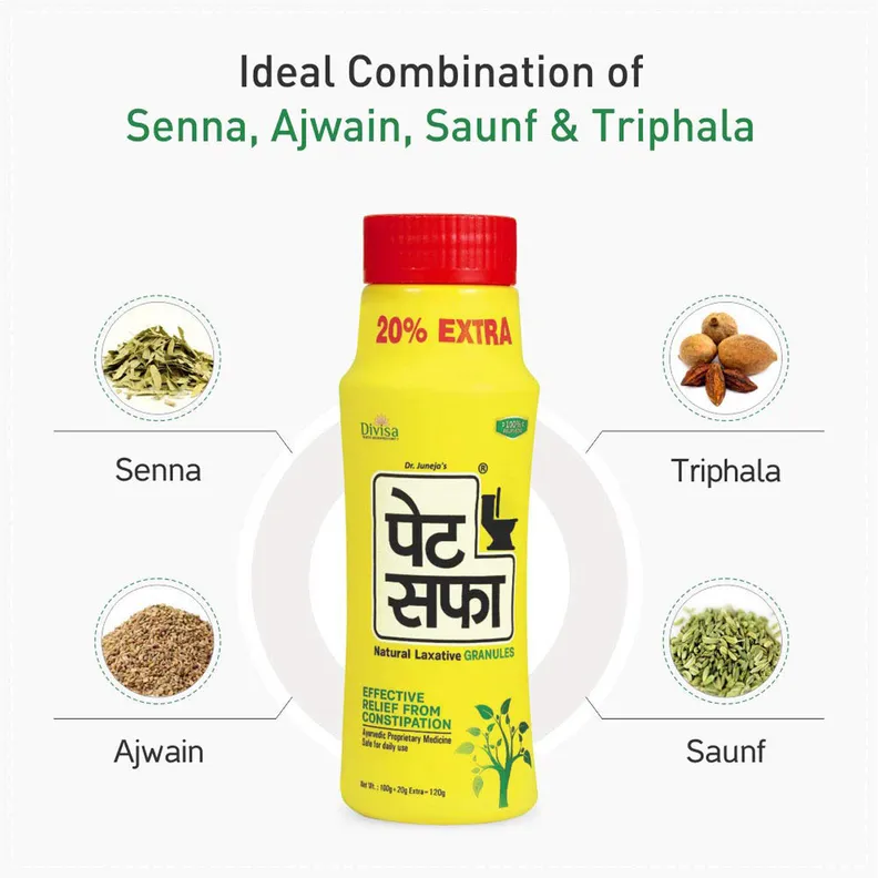 Pet Saffa Ayurvedic Laxative Granules | Natural Constipation Relief | Herbal Formula-3