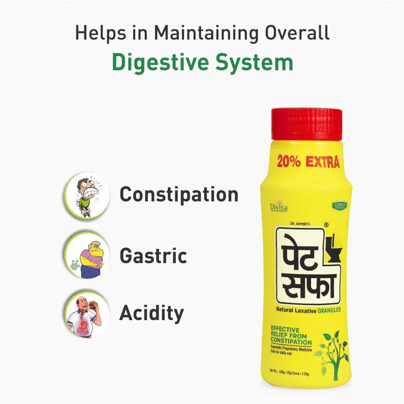 Pet Saffa Ayurvedic Laxative Granules | Natural Constipation Relief | Herbal Formula-4