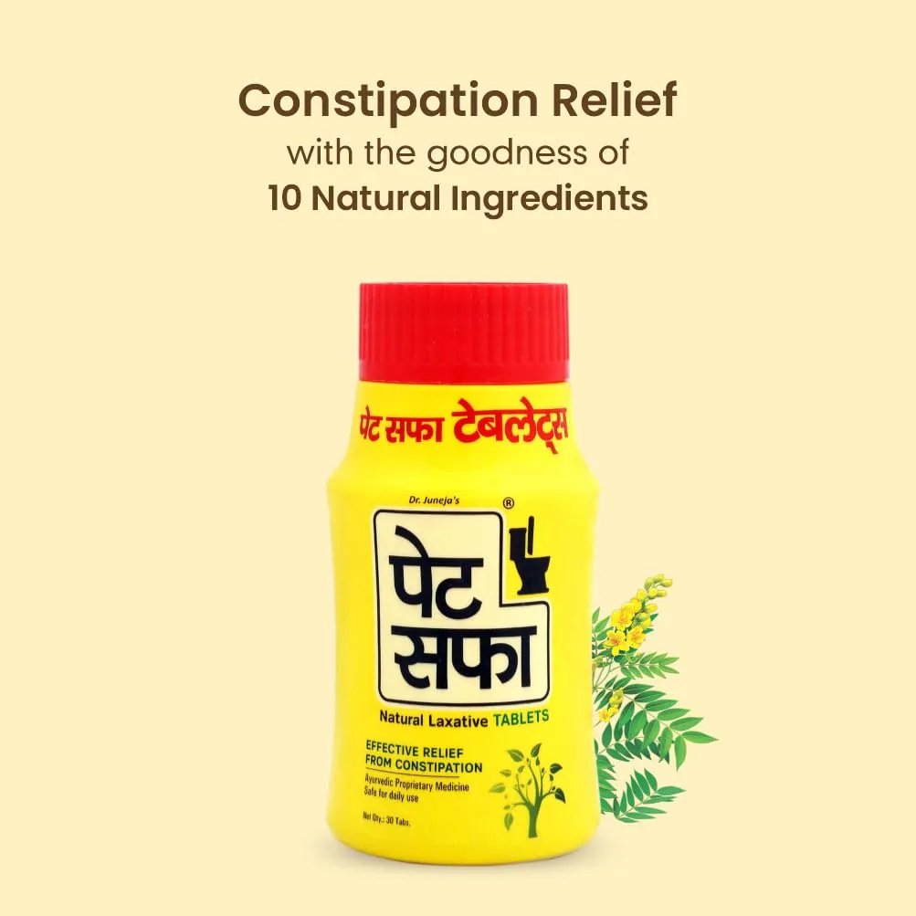 Pet Saffa Ayurvedic Tablets | Natural Laxative | Gentle Constipation & Gas Relief-2