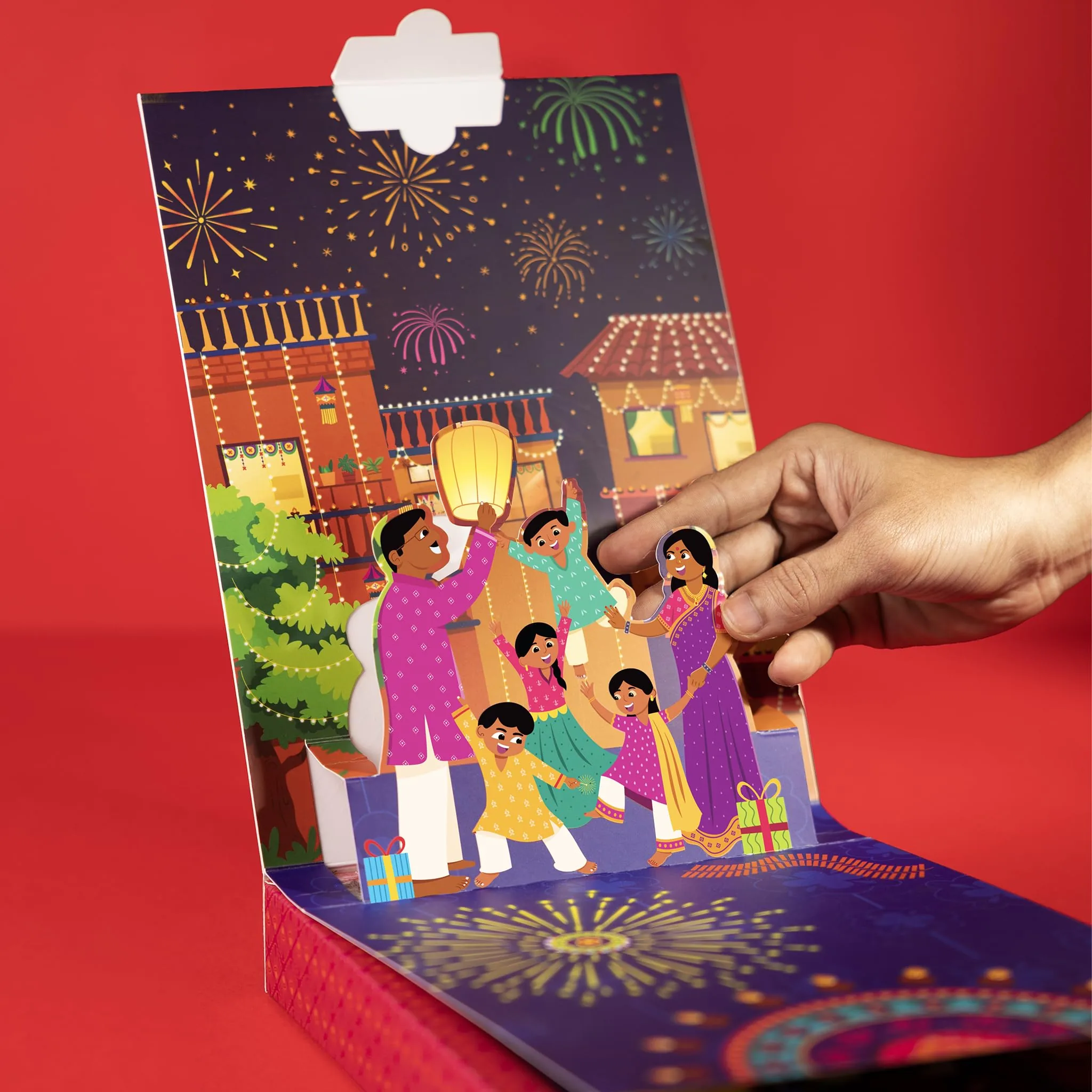 Phool 10 Item Shubh Diwali Popup with Lantern Giftbox-2