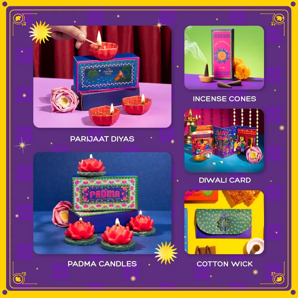 Phool 10 Item Shubh Diwali Popup with Lantern Giftbox-3