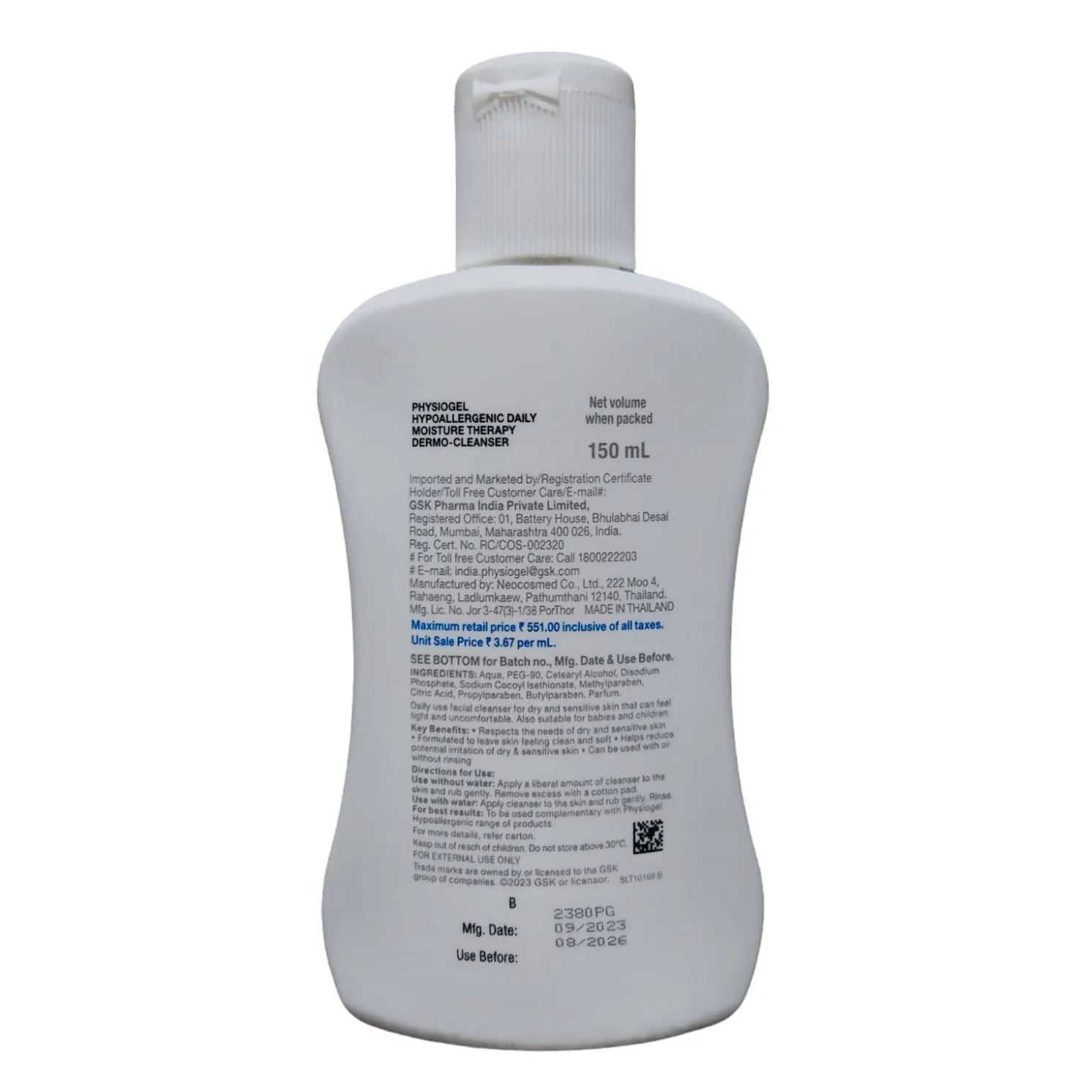 Physiogel Daily Moisture Therapy Dermo Cleanser | Gentle Soap-Free Cleansing Gel | For Dry and Sensitive Skin-2
