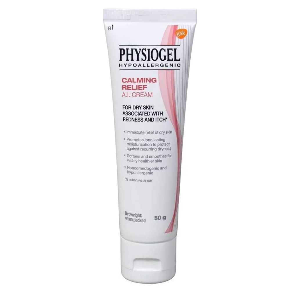 Physiogel Hypoallergenic Calming Relief A.I Cream | Soothing Face Moisturizer | Skin Barrier Repair for Dry Sensitive Skin-2
