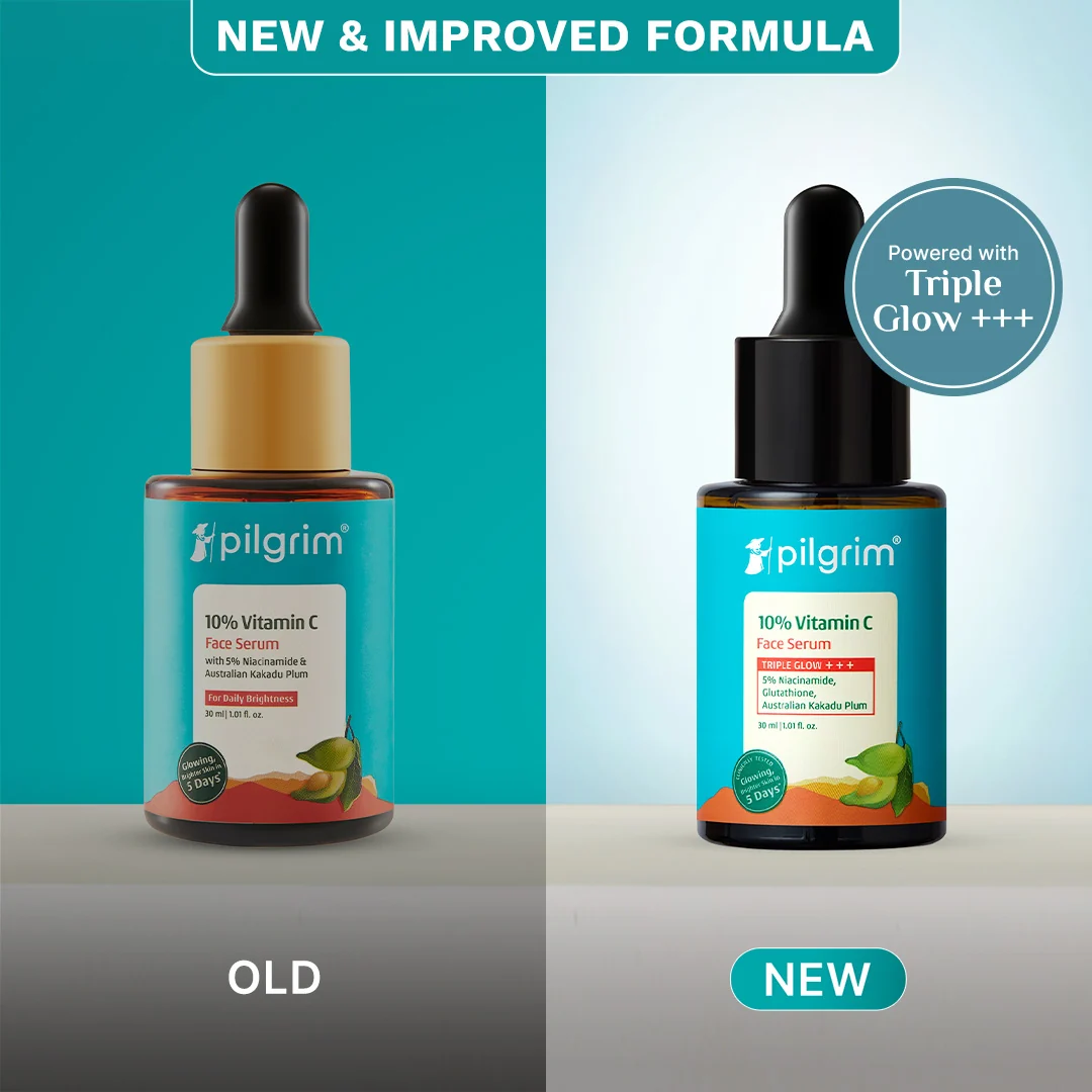 Pilgrim 10% Vitamin C Face Serum For Daily Brightness 5% Niacinamide | Brightening Face Serum | Glow Boosting Formula-1