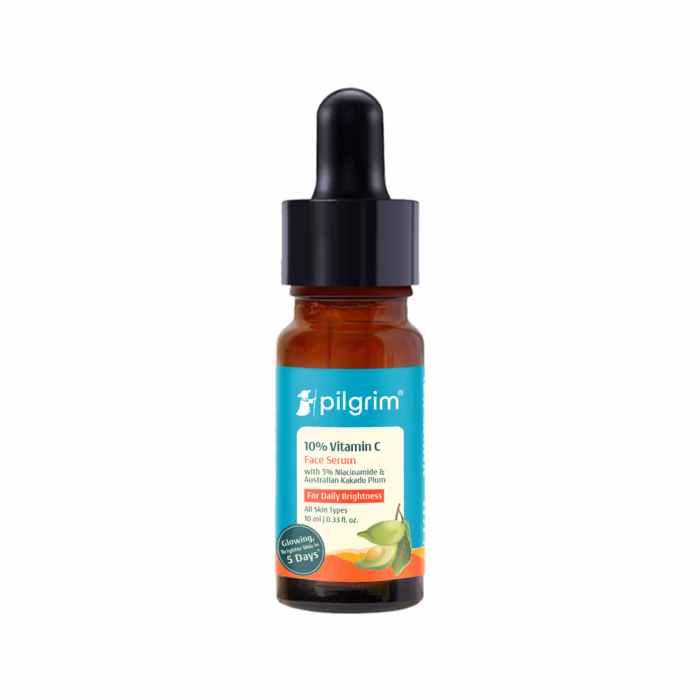 Pilgrim 10% Vitamin C Face Serum For Daily Brightness 5% Niacinamide | Brightening Face Serum | Glow Boosting Formula-2