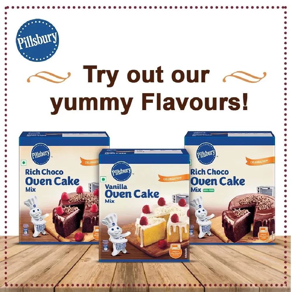 Pillsbury Vanilla Oven Cake Mix-4