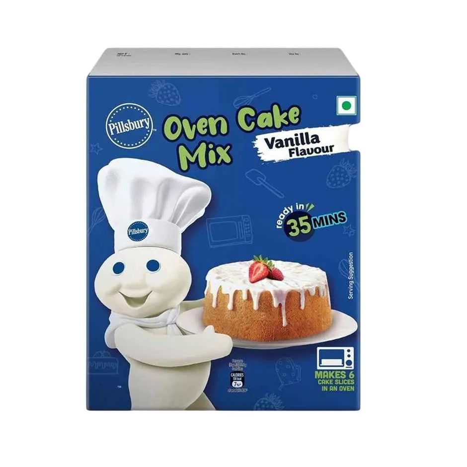 Pillsbury Vanilla Oven Cake Mix Pillsbury Vanilla Oven Cake Mix--225 g Box
