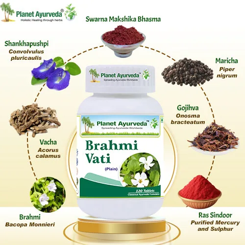 Planet Ayurveda Brahmi Vati | Classical Ayurvedic Tablet | Natural Memory and Cognitive Support-2