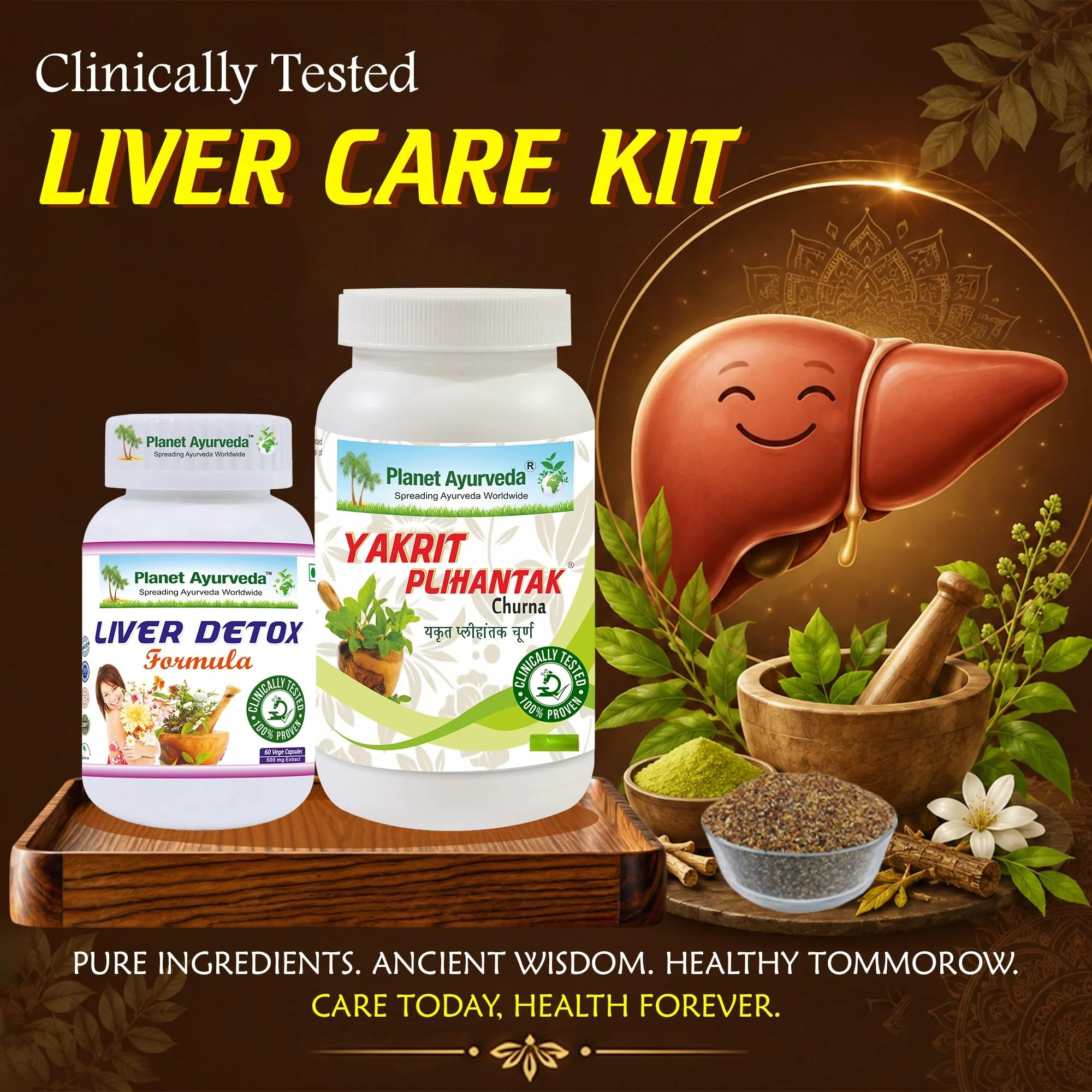 Planet Ayurveda Liver Detox Formula Capsules | Herbal Liver Cleanse Supplement | Natural Hepatoprotective Support-3