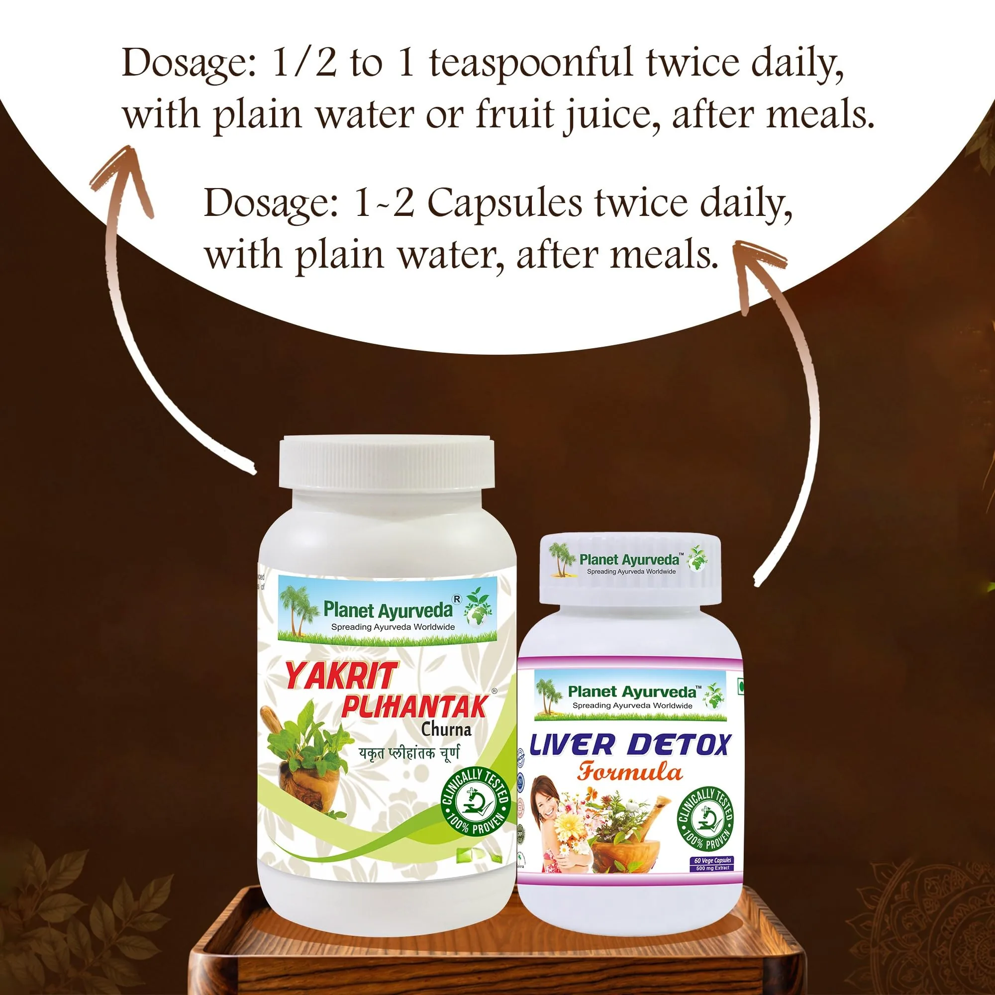 Planet Ayurveda Liver Detox Formula Capsules | Herbal Liver Cleanse Supplement | Natural Hepatoprotective Support-4