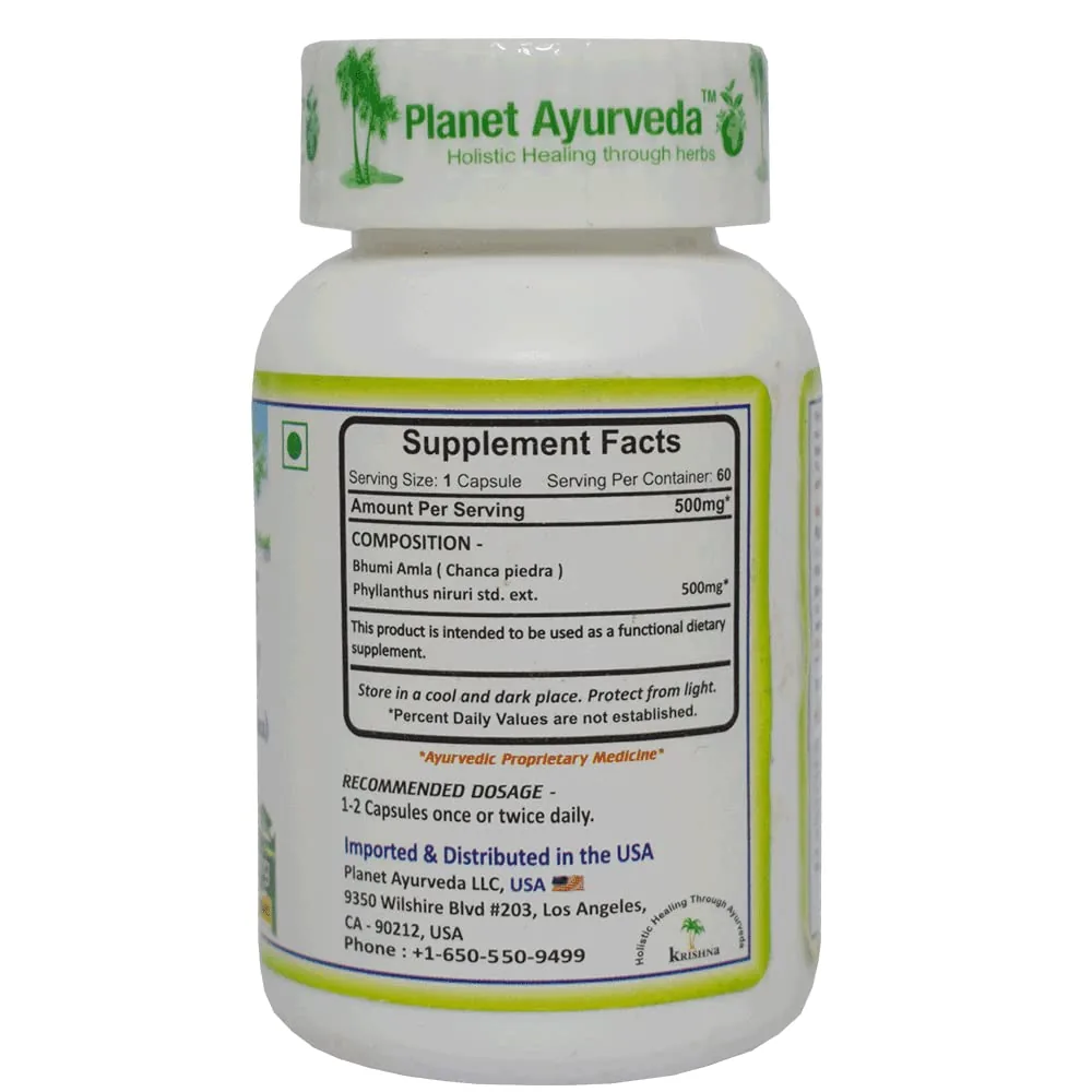 Planet Ayurveda Phyllanthus Niruri Capsules | Pure Bhumiamla Extract | Natural Liver and Kidney Support-2