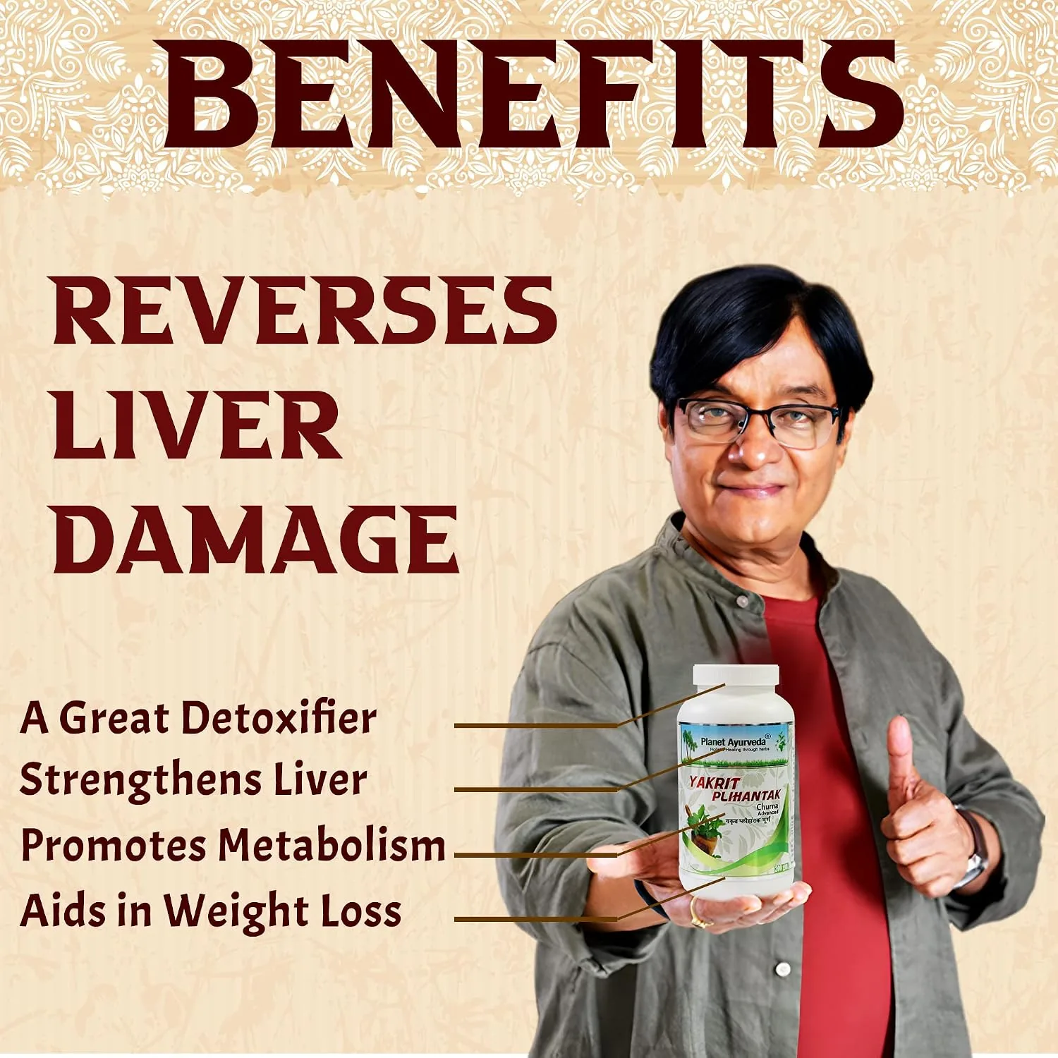 Planet Ayurveda Yakrit Plihantak Churna | Herbal Liver Detox Powder | Traditional Ayurvedic Formula-4