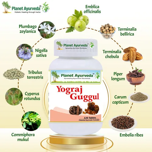 Planet Ayurveda Yograj Guggul | Classical Ayurvedic Tablet | Joint and Vata Support-2
