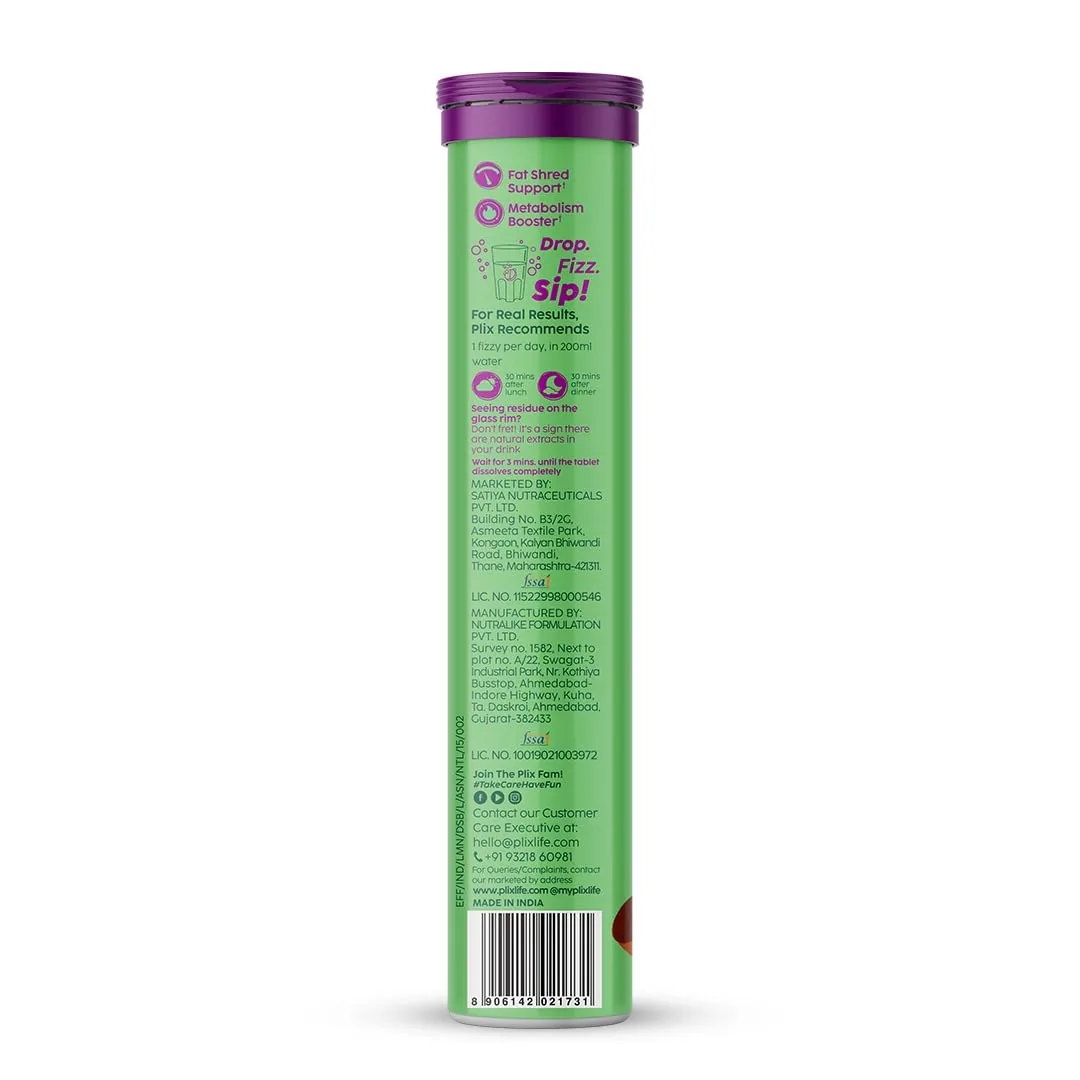 PLIX The Plant Fix Drink Sleep Burn Effervescent Tablets | Green Coffee Bean Metabolism Booster-2