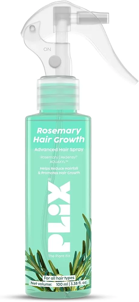 Plix The Plant Fix Rosemary Hair Growth Advanced Hair Spray For Fuller Thicker Hair