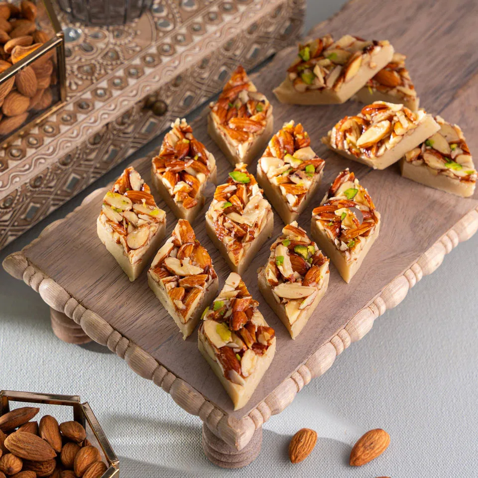 Pothgaal Sweet Badam Delight | Authentic Telugu Mithai | Pure Ghee Almond Sweet-1