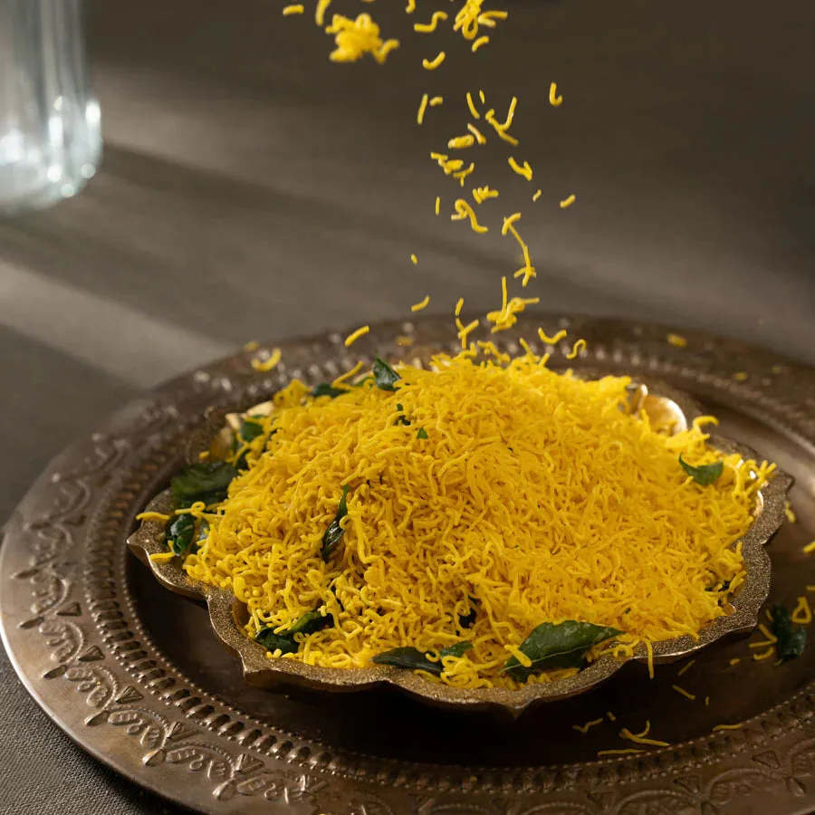 Pothgaal Sweet Barik Sev | Crispy Gram Flour Snack | Delicate Sweet & Savory Crunch-2