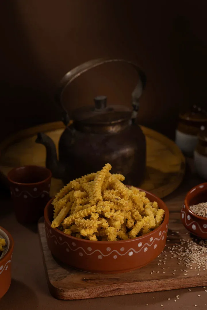 Pothgaal Sweet Jonna Murukulu | Traditional Jowar Snack | Crisp & Wholesome South Indian Crunchy Sticks-5