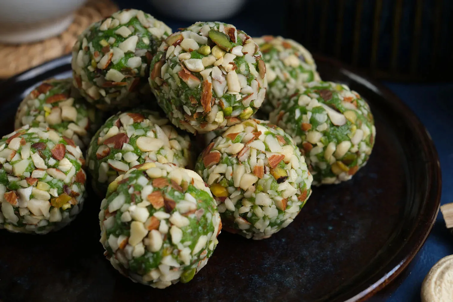 Pothgaal Sweet Kaju Pista Ball | Premium Indian Mithai | Authentic Cashew & Pistachio Confection