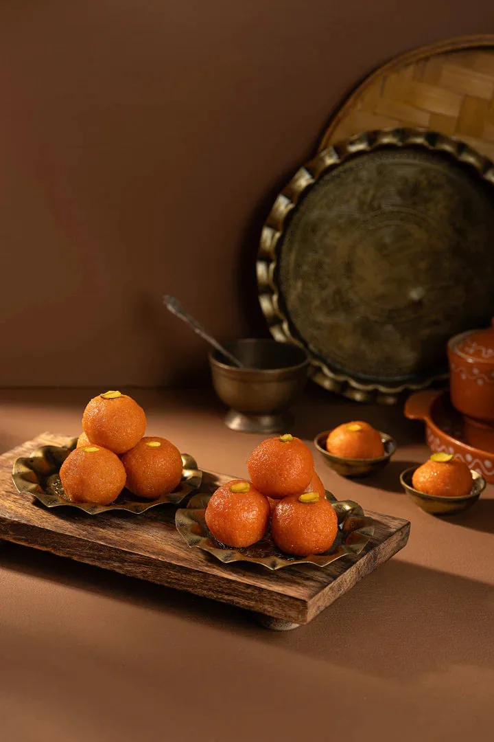 Pothgaal Sweet Mothichur Laddu | Traditional Indian Mithai | Pure Ghee & Cardamom-3