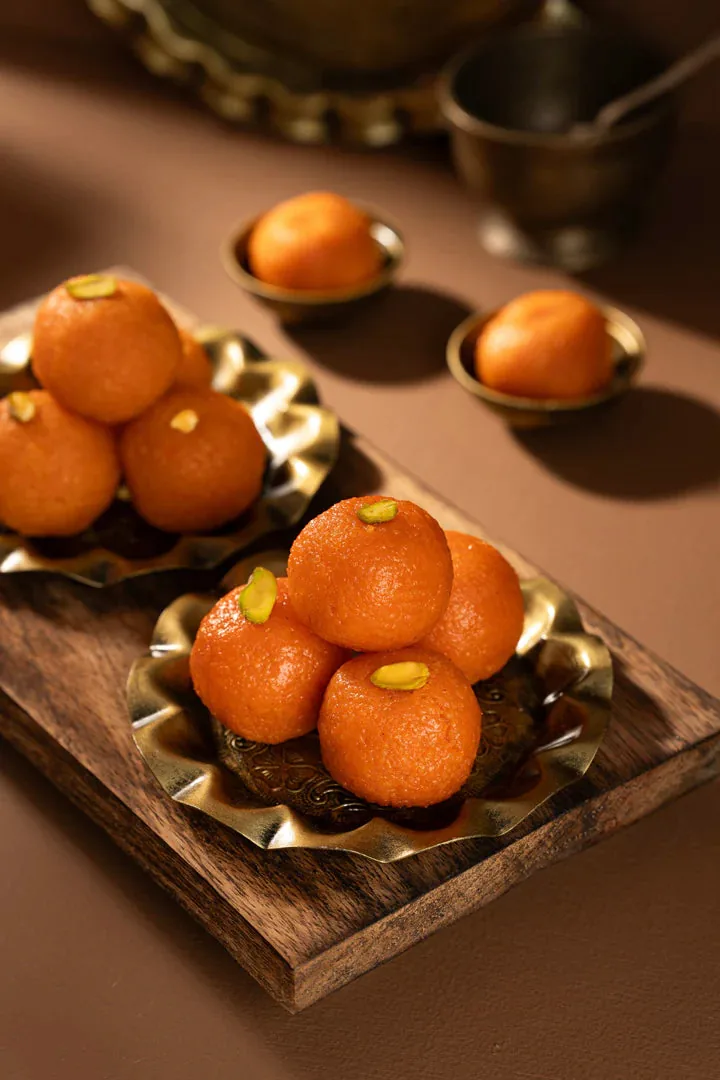 Pothgaal Sweet Mothichur Laddu | Traditional Indian Mithai | Pure Ghee & Cardamom-4