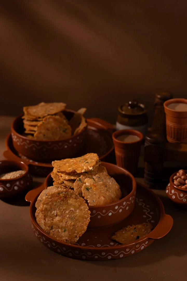 Pothgaal Sweet Pappu Chekkalu | Traditional Rice Crackers | Authentic South Indian Savory Snack-3