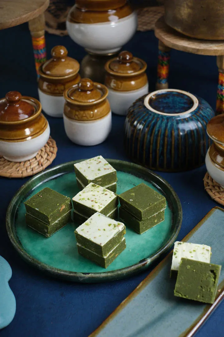Pothgaal Sweet Pista Fruit Burfi | Pistachio Mithai | Authentic Hyderabad Sweet-2