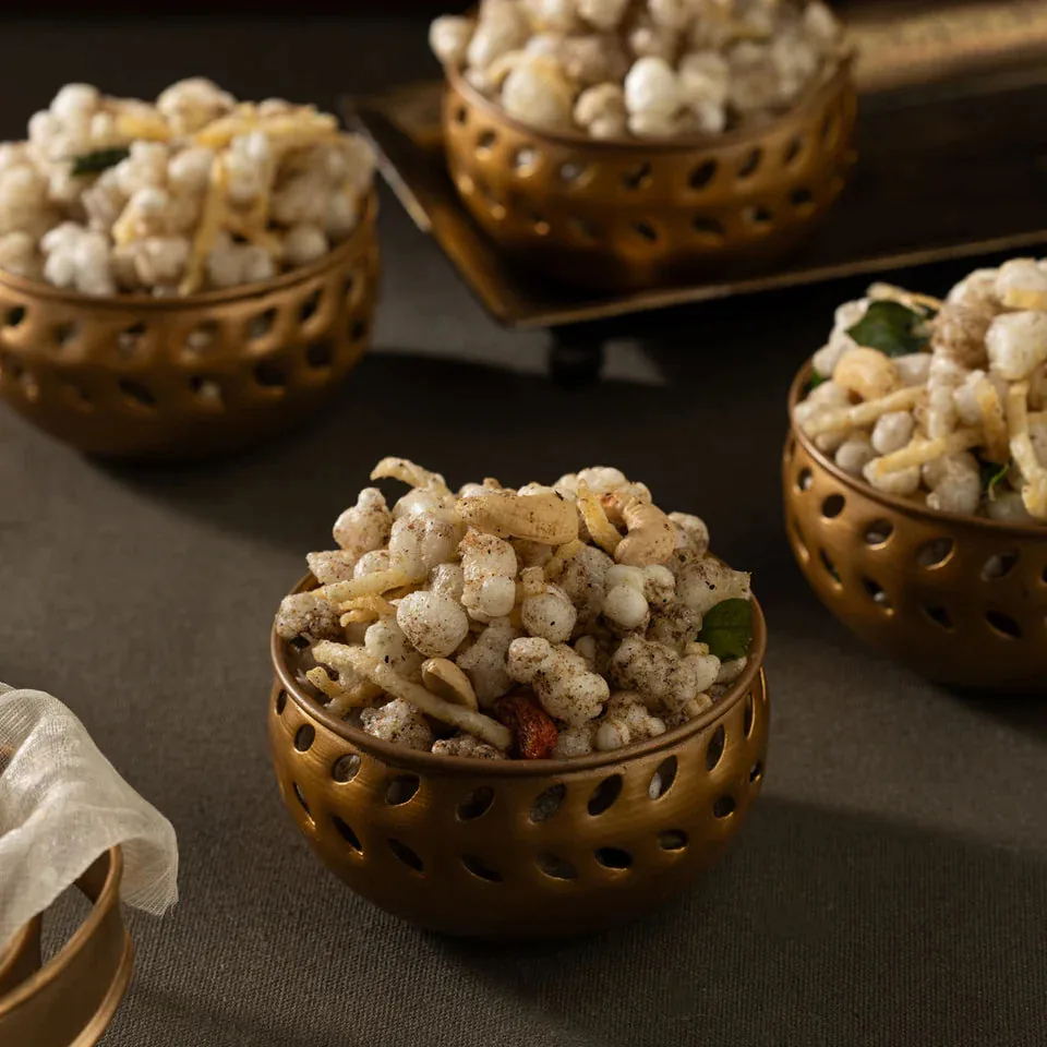 Pothgaal Sweet Sabudana Mixture | Crispy Tapioca Namkeen | Traditional Hyderabadi Snack-2