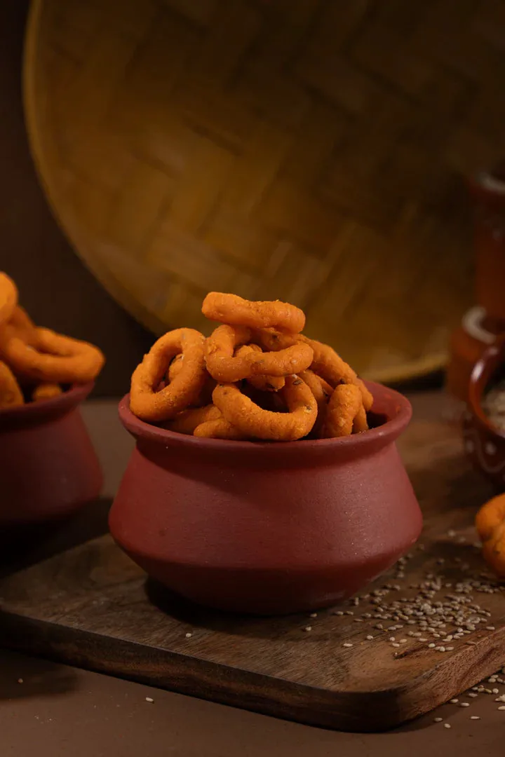Pothgaal Sweet Spicy Chagodi | Crispy Ring Snack | Traditional South Indian Namkeen-3