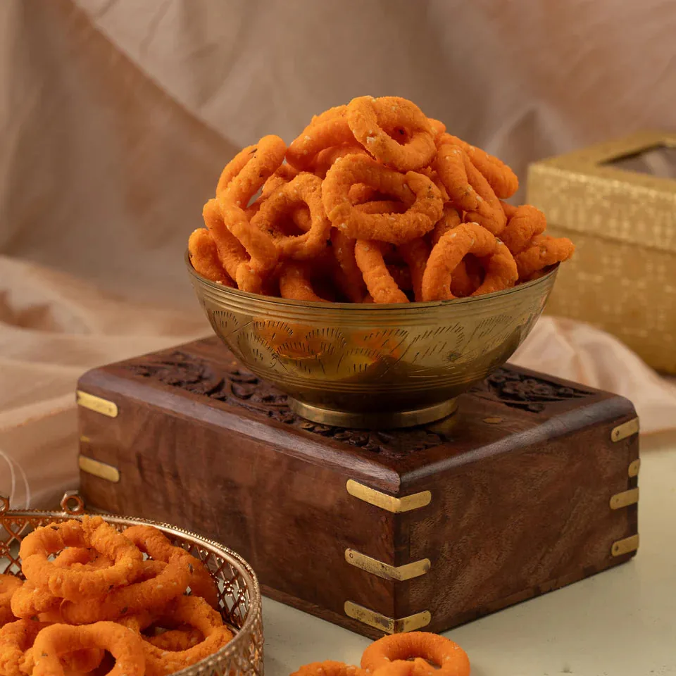 Pothgaal Sweet Spicy Chagodi | Crispy Ring Snack | Traditional South Indian Namkeen-1