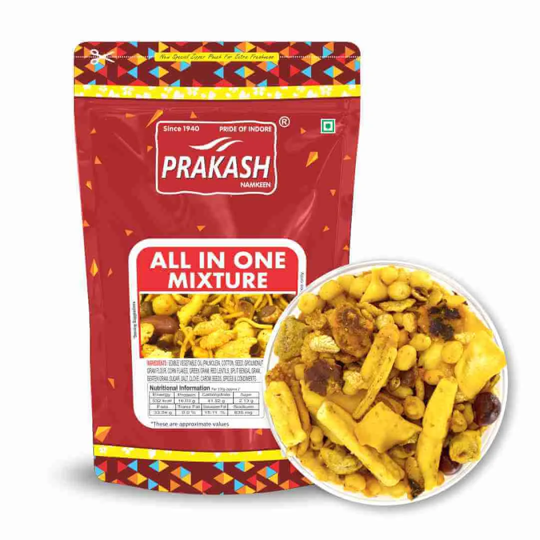Prakash All In One Mixture | Crunchy Indori Namkeen | Spicy Savory Snack-2