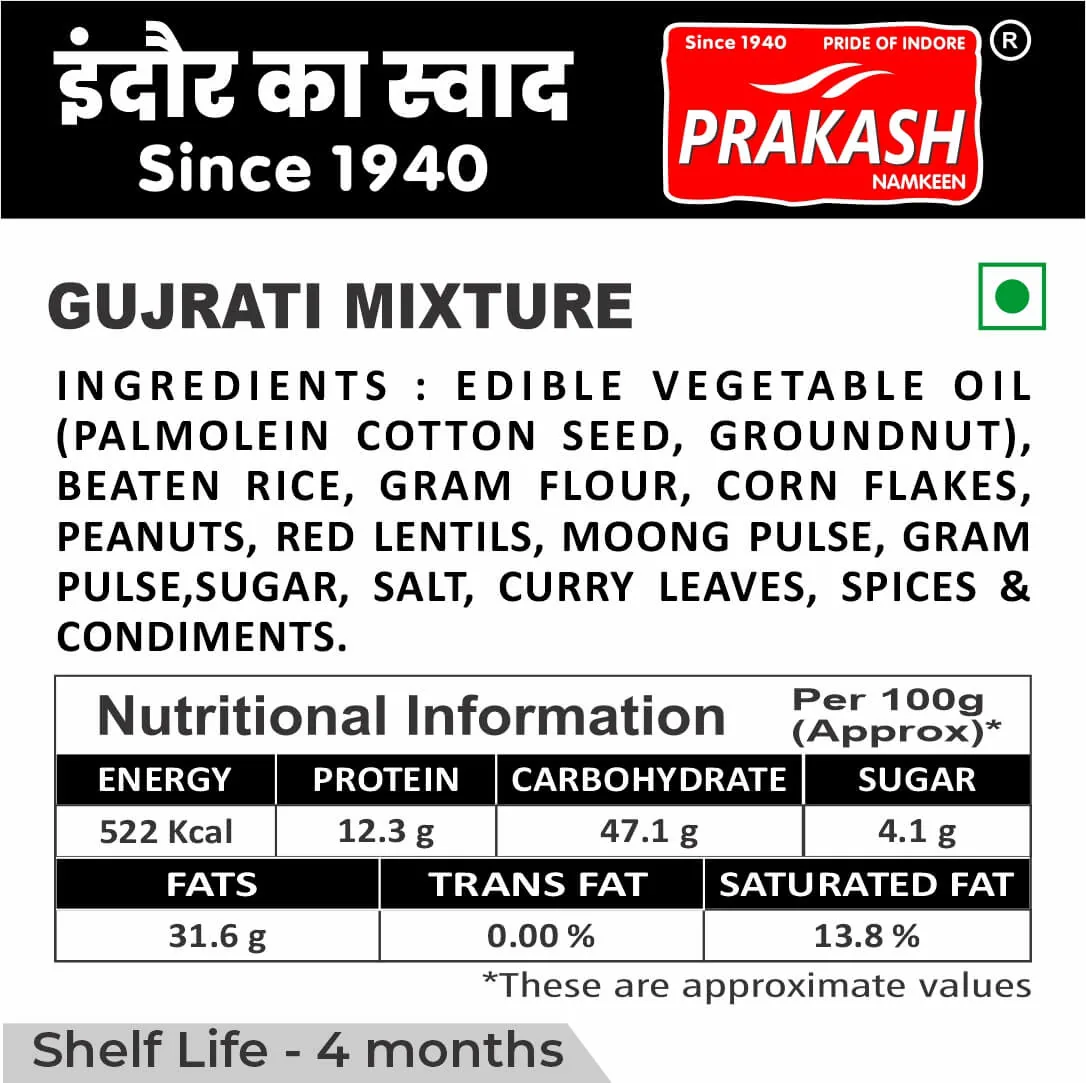 Prakash Namkeen Gujrati Mixture | Traditional Savory Snack | Sweet & Spicy Indori Crunch-3