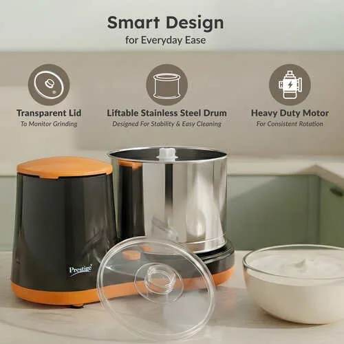 Prestige 200 Watts Wet Grinder-4