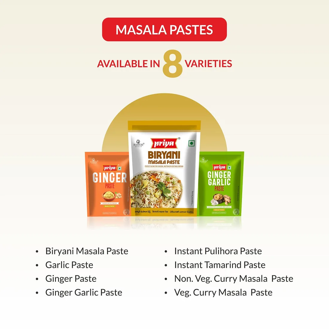 Priya Biryani Masala Paste | Ready-to-Cook Spice Mix | Authentic South Indian Style-5