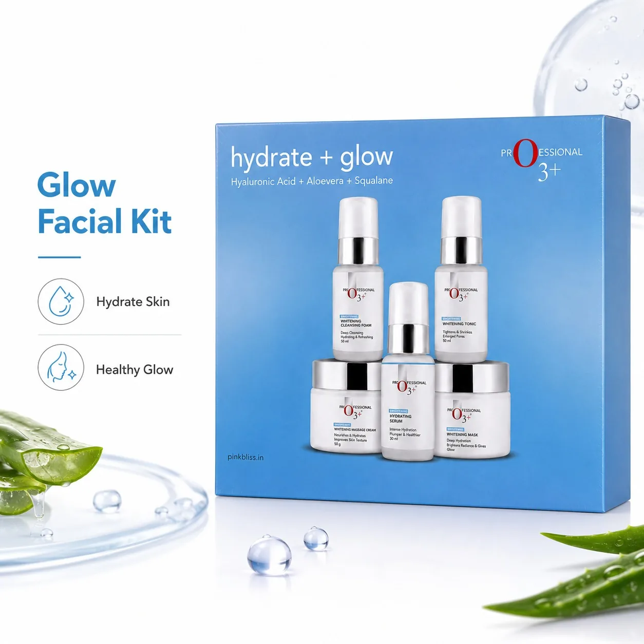 Professional O3+ Whitening Facial Kit for Tan-Pigmented Skin | Brightening Salon Facial | Tan Removal and Pigmentation Control-4