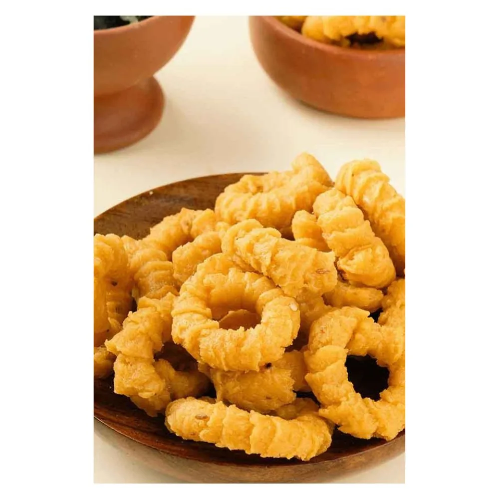 Pulla Reddy Chegodi | Crunchy South Indian Savory Rings | Traditional Andhra Teatime Snack-3