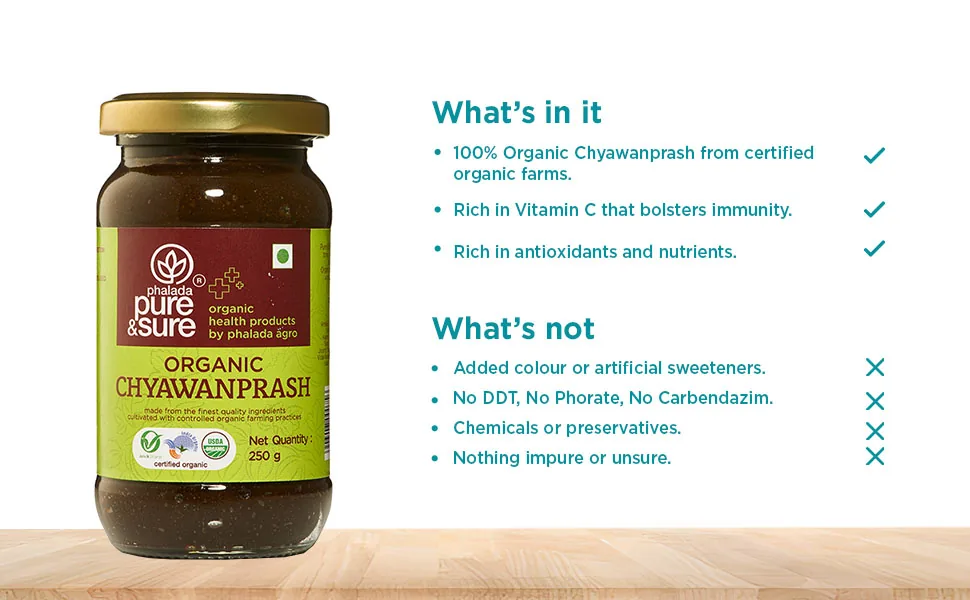 Pure & Sure Organic Chyawanprash | Ayurvedic Immunity Booster | Certified Organic Herbal Paste-4
