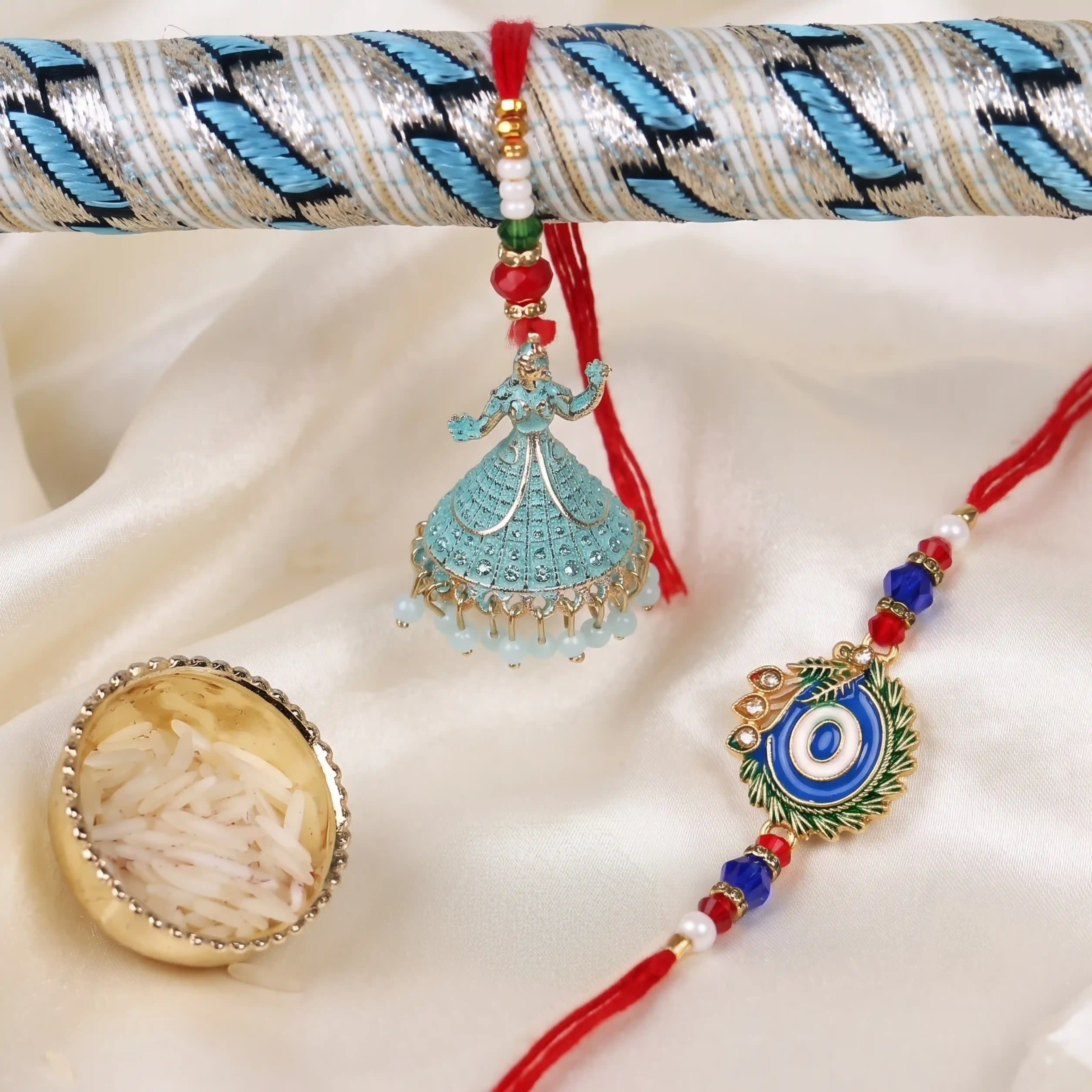 Radha Krishna Rakhi for Bhaiya Bhabhi
