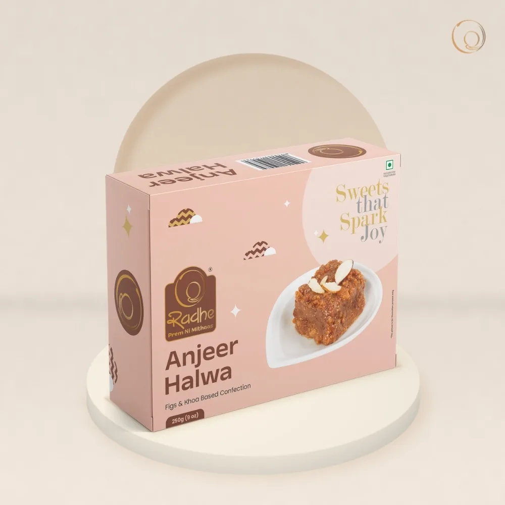 Radhe Prem Ki Mithaas Anjeer Halwa | Milk & Dried Fig Sweet | Authentic Gujarati Mithai-1