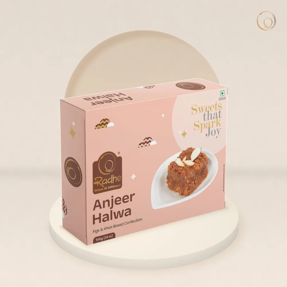Radhe Prem Ki Mithaas Anjeer Halwa | Milk & Dried Fig Sweet | Authentic Gujarati Mithai-2
