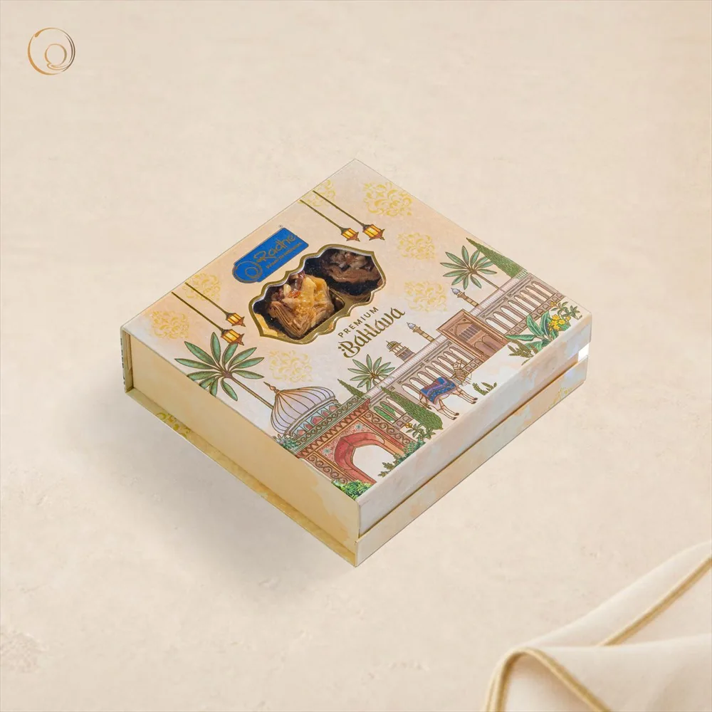 Radhe Prem Ki Mithaas Assorted Premium Baklava | Flaky Nut Pastry Sweets Box | Rich Ghee & Honey-6