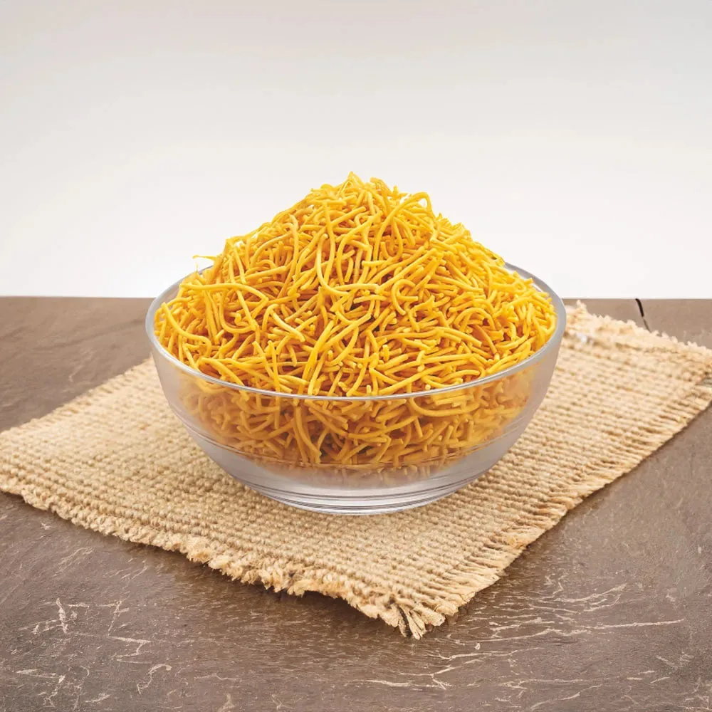 Radhe Prem Ki Mithaas Jini Sev | Ultra Fine Nylon Besan Sev | Crisp Chaat Topping 200 gm