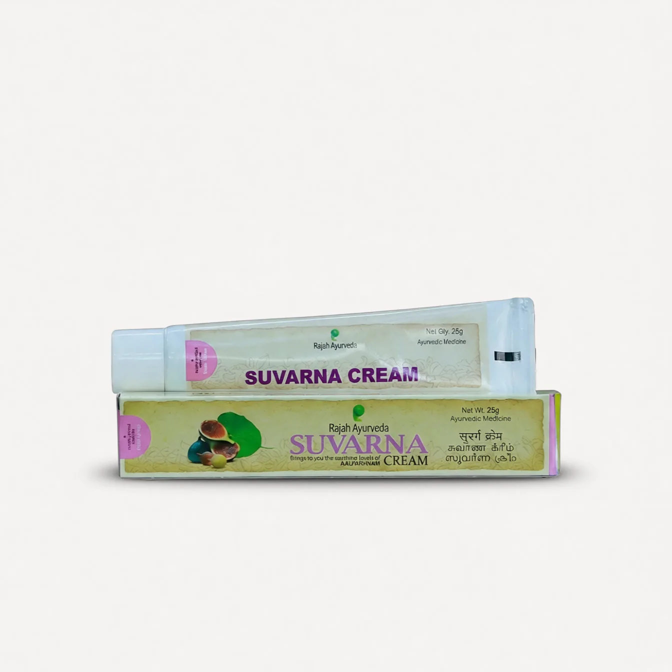 Rajah Ayurveda Suvarna Cream | Cooling Herbal Skin Ointment | Complexion and Sunburn Care-1